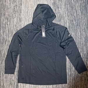 Sun Day Red Men's Black Training Dry Hoodie Golf